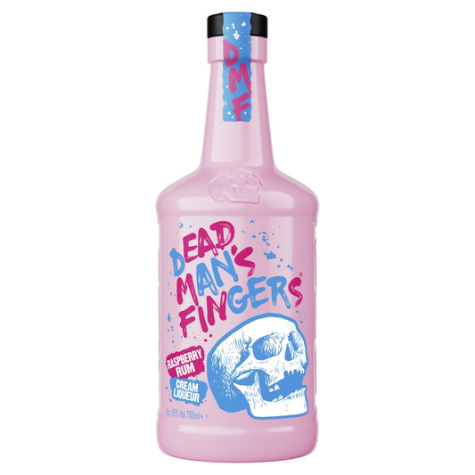 Dead Man's Fingers Raspberry Rum Cream Liqueur 700ml   70Cl × 6