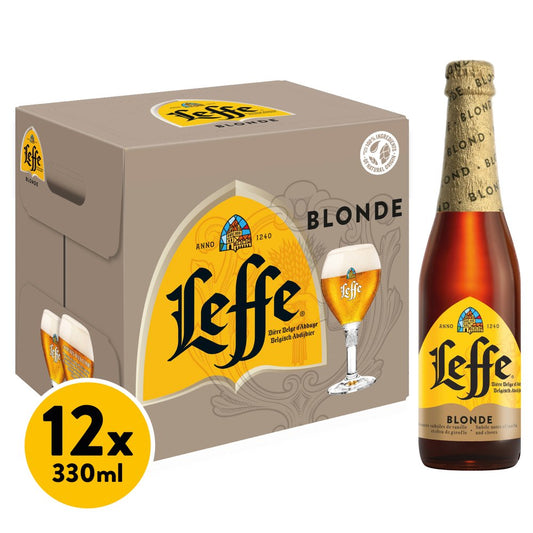Leffe Blonde 12 x 330ml   330ml × 12 × 1