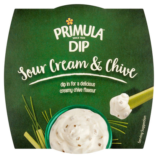 Primula Dip Sour Cream & Chive 150g   150g × 1 Chilled Snacks Asetena Pa 