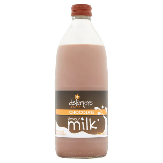 Delamere Dairy Chocolate Flavour Milk 500ml   500ml × 12
