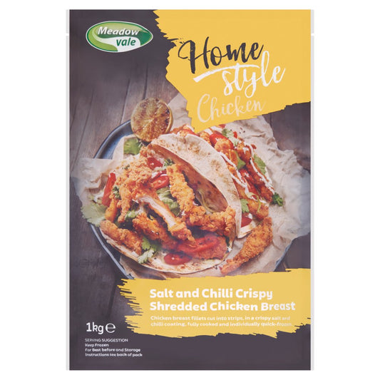 Meadow Vale Salt and Chilli Crispy Shredded Chicken Breast 1kg   1Kg × 1