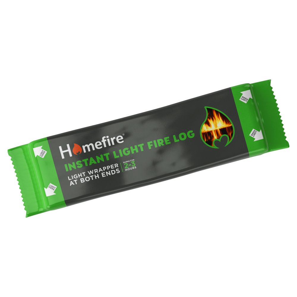 Homefire Instant Light Fire Logs   Sgl × 10