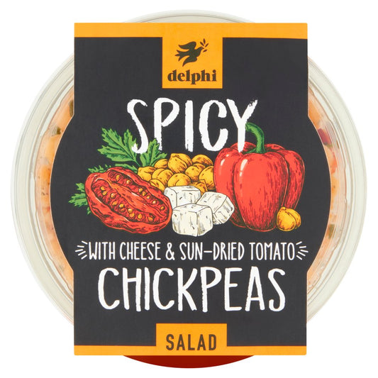 Delphi Spicy with Cheese & Sun-Dried Tomato Chickpeas Salad 220g   220g × 1