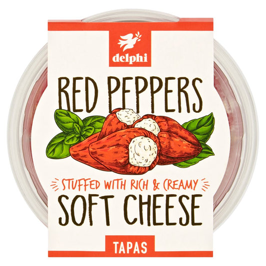 Delphi Red Peppers Soft Cheese Tapas 135g   135g × 1