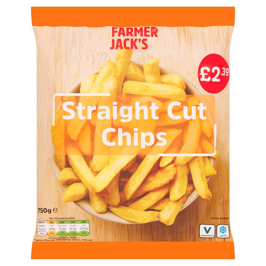 Farmer Jack's Straight Cut Chips 750g   750g × 1