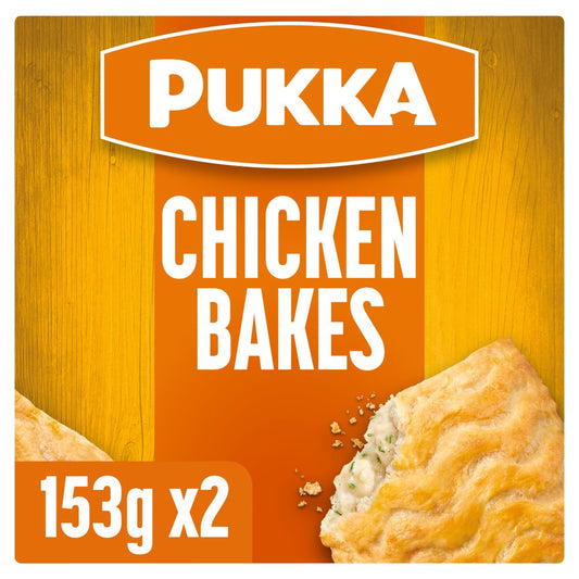 PUKKA 2 Chicken Bakes 306g   2pk × 1
