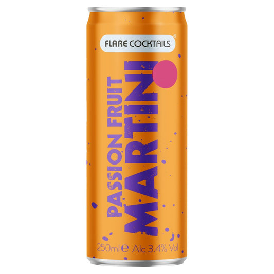 Flare Cocktails Passion Fruit Martini 250ml   250ml × 12 × 1
