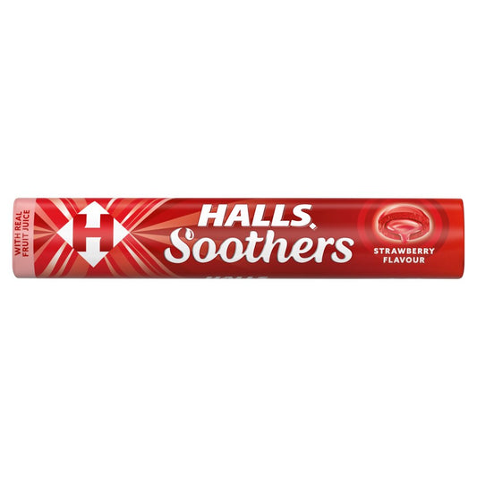 Halls Soothers Strawberry Flavour 45g