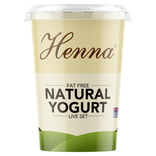 Henna Fat Free Natural Yogurt Live Set 400g   400g × 1