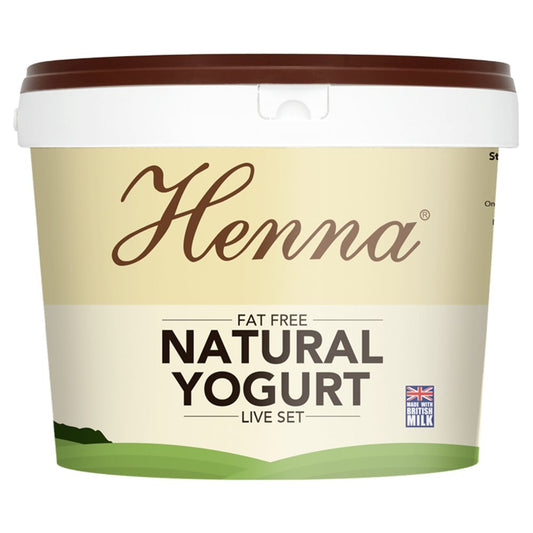 Henna Fat Free Natural Yogurt Live Set 10kg   10Kg × 1