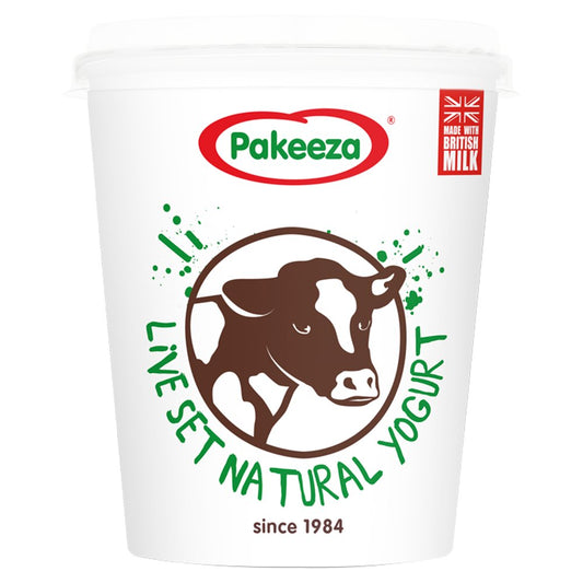 Pakeeza Live Set Natural Yogurt 425g   425g × 6