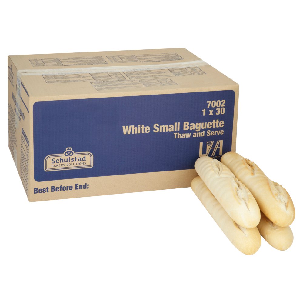 Lantmännen Unibake Schulstad Bakery Solutions White Small Baguette Thaw and Serve 1 x 30