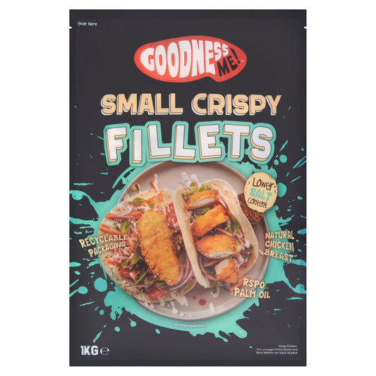 Goodness Me! Small Crispy Fillets 1kg   1Kg × 1