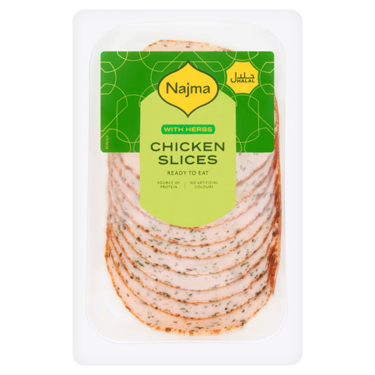 Najma Chicken Slices with Herbs 150g   150g × 10