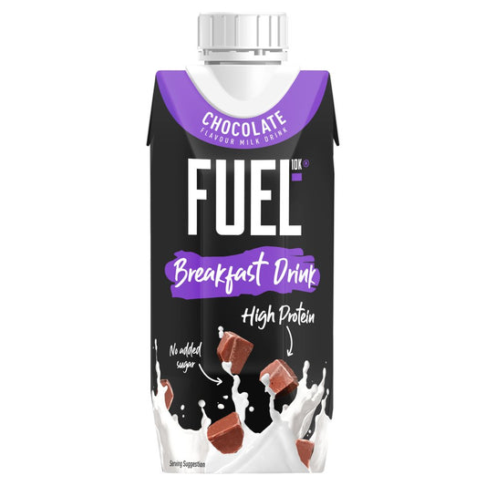 FUEL10K Chocolate Flavour Milk Drink 330ml   330ml × 8 × 1
