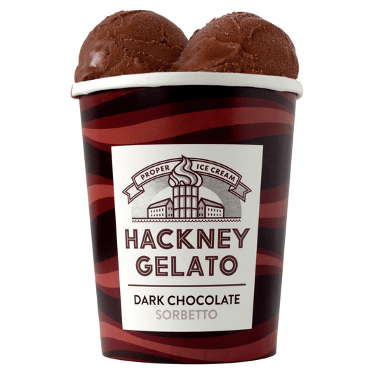 Hackney Gelato Dark Chocolate Sorbet 6x460ml