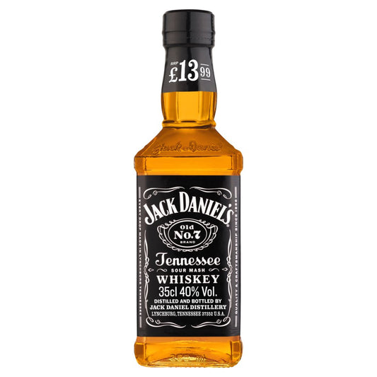 Jack Daniel's Old No. 7 Tennessee Whiskey 35cL £13.99 PMP   35Cl × 1