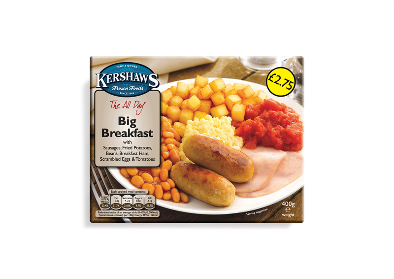 Kershaws Allday Breakfast UNIT 6x400g . Packed 2 units to a case.Unit Weight: 2.51 Kilos.