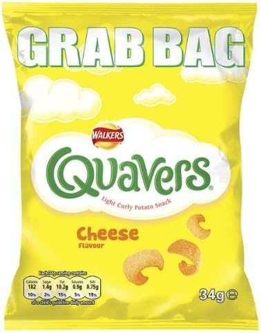 Quavers Bbq Grabs Bags  30x34g C