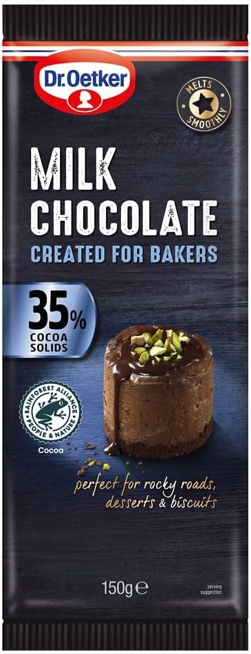 Dr Oetker Chocolate Bar Milk  5x150g