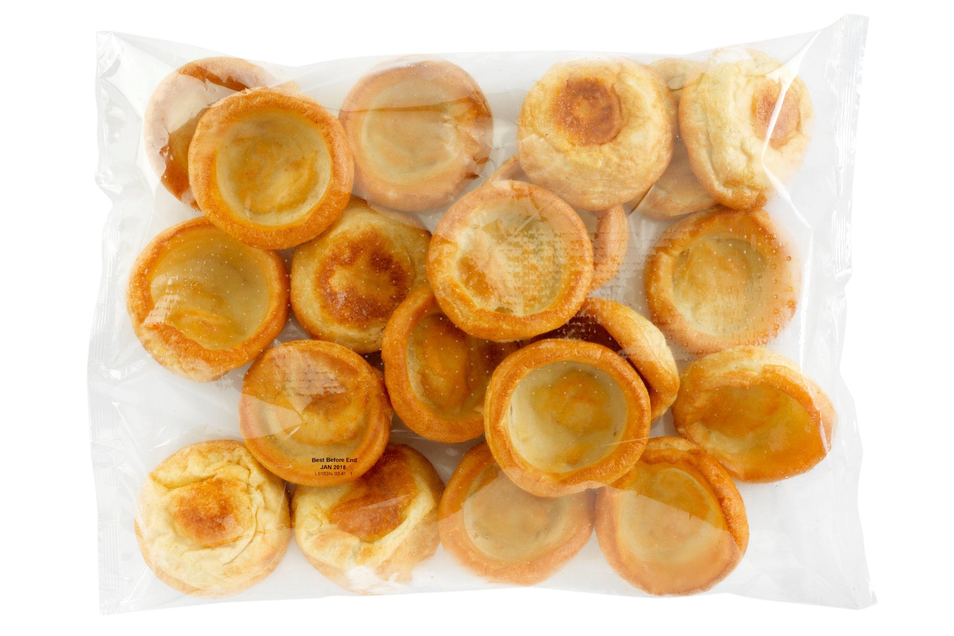 Sysco Classic 4" Fully Baked Yorkshire Puddings 1 x 60 Ready Meals Asetena Pa 