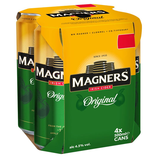 Magners Original Irish Cider 4 x 500ml   500ml × 6 × 1