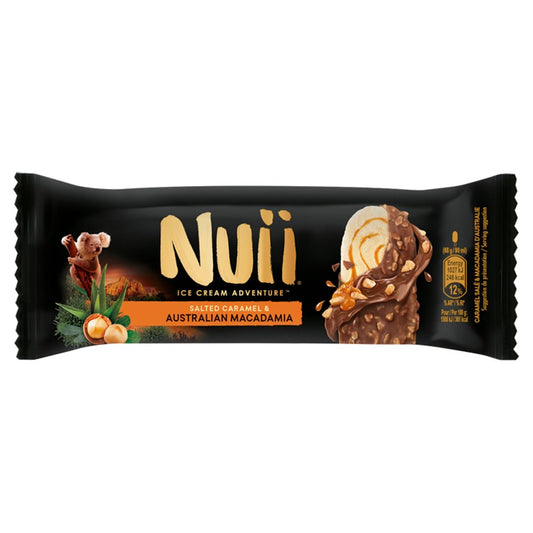 Nuii Salted Caramel & Australian Macadamia Ice Cream 90ml   90ml × 20 × 1