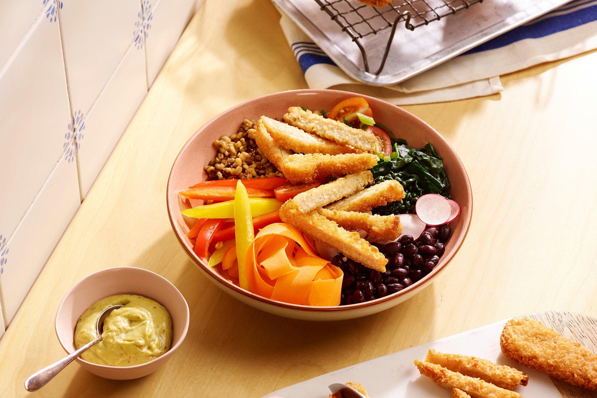 Impossible "Chicken" Tenders 1 x 2.1kg Ready Meals Asetena Pa 