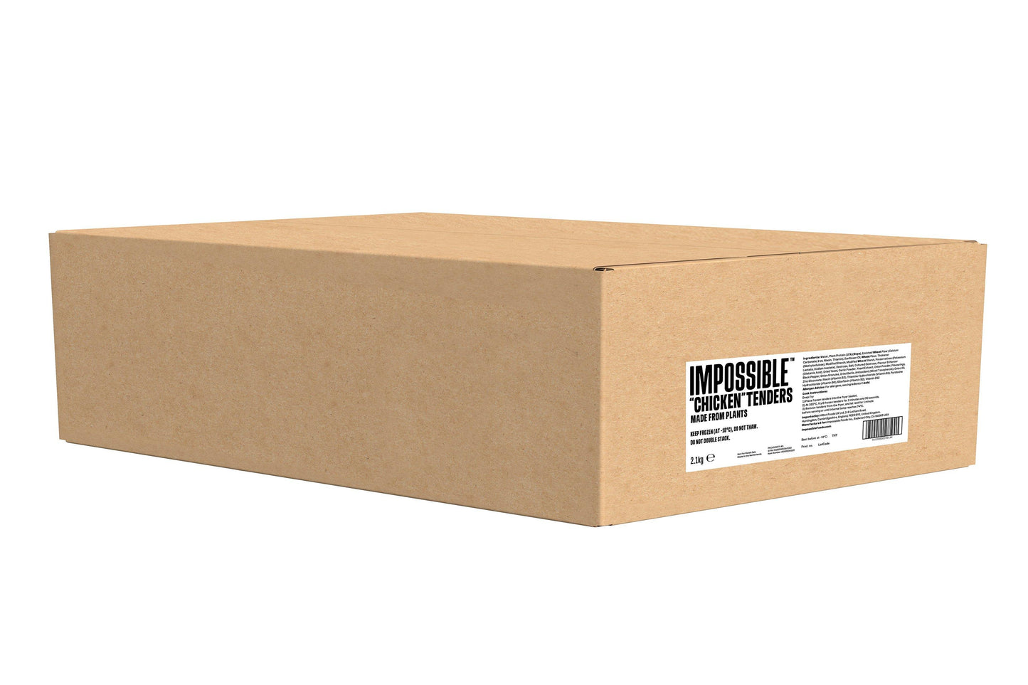 Impossible "Chicken" Tenders 1 x 2.1kg Ready Meals Asetena Pa 