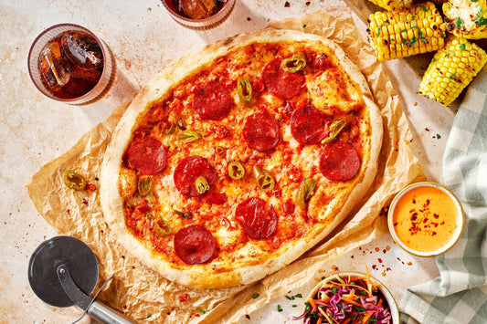 Meatless Farm Pizza Pepperoni 12 x 410g Ready Meals Asetena Pa 
