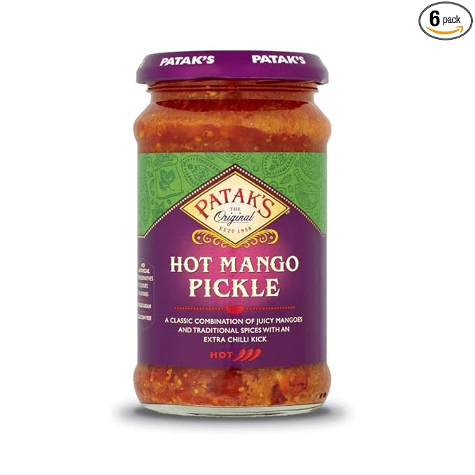 Pataks Mango Extra Hot Pickle  6x283g