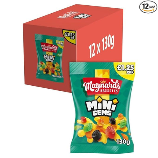 Maynard Bassetts Mini Gems   12x130g