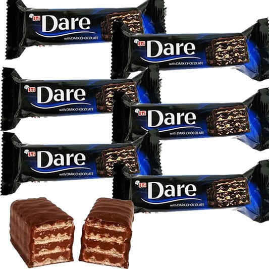 Dare Dark Choc Wafers W/cocoa Cream  24x50g