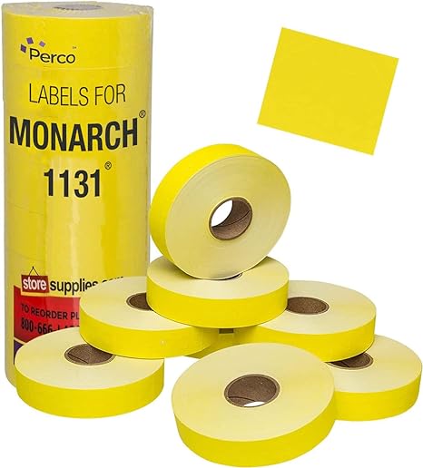 Cti Yellow Pricing Labels  1x10k