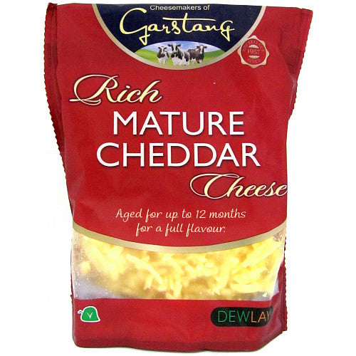 Dewlay Mature White Grated Cheddar   200g × 1