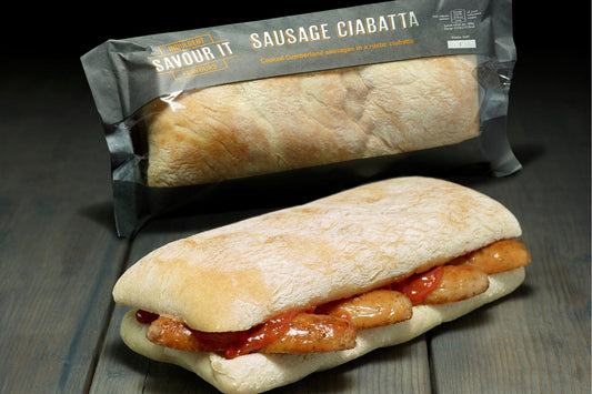 Country Choice Sausage Ciabatta 16 x 176g Ready Meals Asetena Pa 