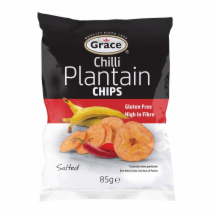 Grace Plantain Chips Chilli  9x85g