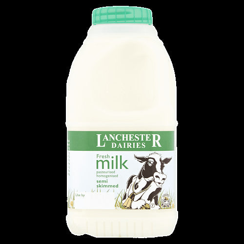 Lanchester Dairies Fresh Milk Semi Skimmed 500ml   500ml × 1