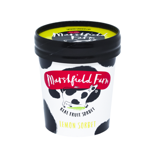 Marshfield Lemon Sorbet Cups 12x125ml