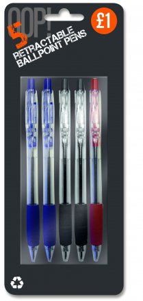Retractable Pens    6x5's