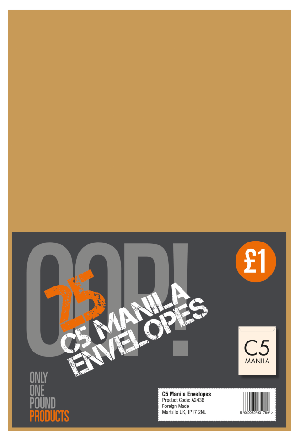 Envelopes Manila     6xC4