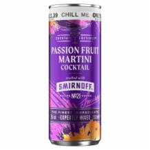 Smirnoff Passion Fruit Martini   12x250ml