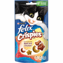Felix Crispies Beef & Chicken  8x45g