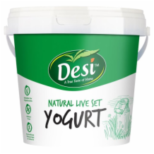 Desi Natural Whole Milk Set Yogurt  1x1kg
