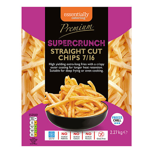 Essential Catering Supercrunch S/Cut 7/16   2.27Kg × 1