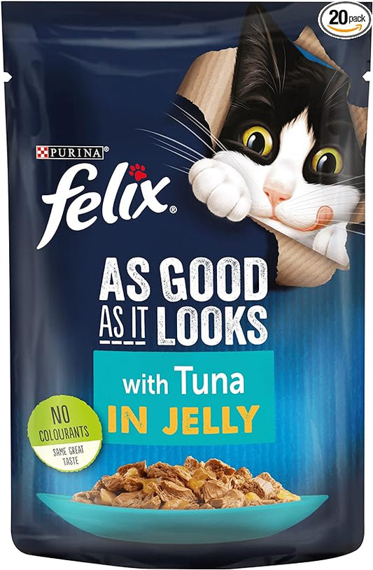 Felix Agail Gij Tuna Pouch Singles  For   20x100g