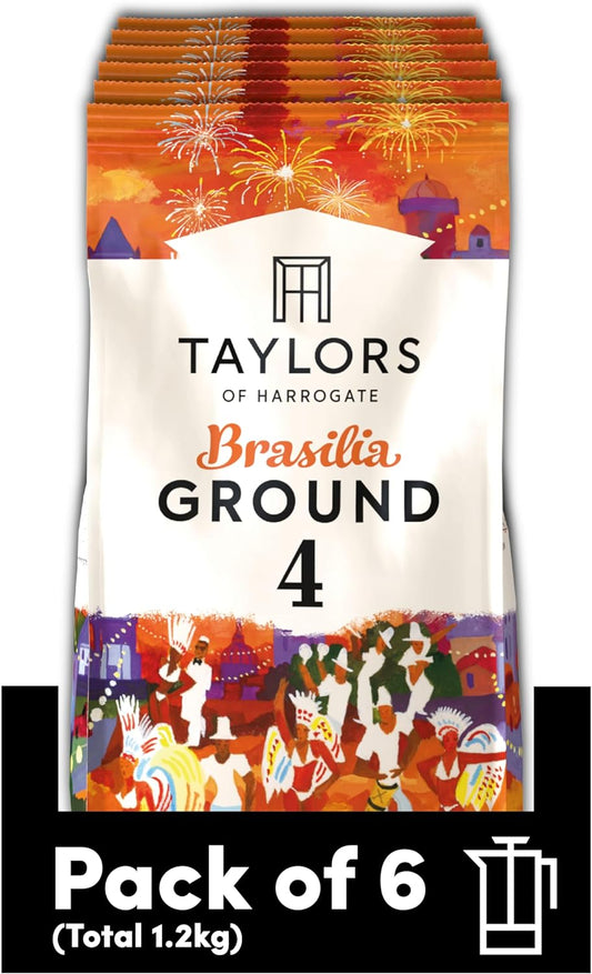 Taylors Rich Italian Ground Coffee  6x200g