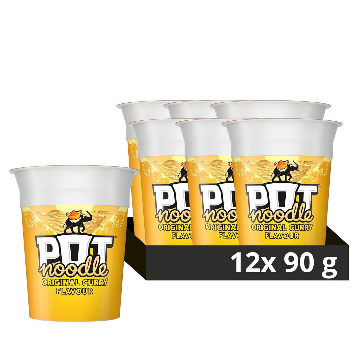 Pot Noodle Original Curry   12x90g