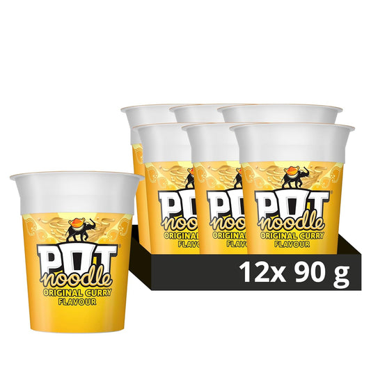 Pot Noodle Original Curry   12x90g
