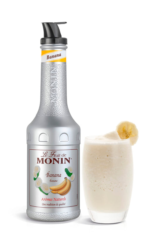 Monin Banana Fruit Puree Mix 1L